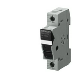 Hengeres-biztosító aljzat sorolható 1P 10x38mm-betét 1000V 1M kalapsínre SENTRON SIEMENS