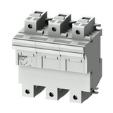 Hengeres-biztosító aljzat sorolható 3P 22x58mm-betét 690V 6M kalapsínre SENTRON SIEMENS