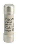 Hengeres biztosítóbetét aM (berendezésvédő) 14x51mm 20A 690V LF Hager