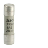 Hengeres biztosítóbetét napelemhez 10x38mm 8A LF Hager