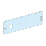 Homloklap függőleges 4x3P INF40-hez 500mm-sz 150mm-ma 3M porszórt acél Prisma G/P Schneider