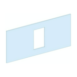 Homloklap vízszintes 3/4P INS-INV250-hez 500mm-sz 200mm-ma 4M porszórt acél Prisma G Schneider