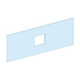 Homloklap vízszintes 4P NSX250-hez 500mm-sz 250mm-ma 5M porszórt acél Prisma P Schneider