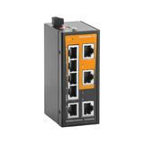 Hálózati switch DIN sín Ethernet 8x10/100Mbps RJ45 port menedzselhető IE-SW-ELB-08-8TX Weidmüller