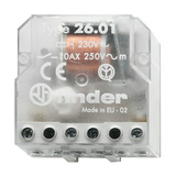 Impulzusrelé 10A 230V AC-műk. 50Hz 800W/izzó 400VA/fcső 1z 26.01.8.230.0000 FINDER