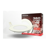 LED mélysugárzó álmennyezetbe süllyesztett 1x 6W 220-240V AC 360lm 3000K IP20 30000h DL120 INESA