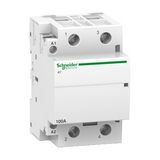 Installációs kontaktor sorolható 100A 250V AC 2-z 220-240V AC-műk 3mod Acti9 iCT Schneider