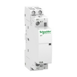 Installációs kontaktor sorolható 16A 250V AC 1-z 1-ny 12V AC-műk 1mod Acti9 iCT Schneider