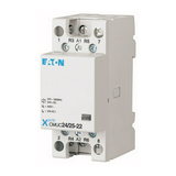 Installációs kontaktor sorolható 25A 24V AC/DC 4-z 440V AC/DC-műk 2mod CMUC24/25-40 EATON