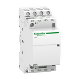 Installációs kontaktor sorolható 25A 400V AC 4-ny 24V AC-műk 2mod Acti9 iCT Schneider