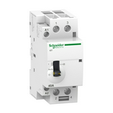 Installációs kontaktor sorolható 40A 250V AC 2-z 24V AC-műk 2mod Acti9 iCT Schneider