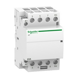 Installációs kontaktor sorolható 63A 400V AC 3-z 1-ny 220-240V AC-műk 3mod Acti9 iCT Schneider