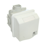 Ipari design dugalj süllyesztett 3P+N+E süllyesztett CEE 16A-táp 5-pólus 400V(50+60Hz) piros PCE
