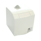 Ipari design dugalj süllyesztett 3P+N+E süllyesztett CEE 32A-táp 5-pólus 400V(50+60Hz) piros PCE