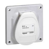 Ipari dugalj beépíthető 2P 16A 20-25V/40-50V(100-200Hz) zöld P17 Tempra Pro Dafb-162k10m LEGRAND
