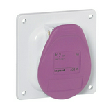 Ipari dugalj beépíthető 2P 16A 20-25V(50+60Hz) ibolya ferde IP44 P17 Tempra Dab-162t00 m LEGRAND