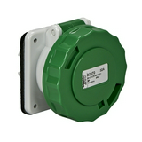 Ipari dugalj beépíthető 2P 20-25V/40-50V(100-200Hz) zöld egyenes 32A IP67 PratiKa Schneider