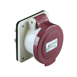 Ipari dugalj beépíthető 2P 20-25V(50+60Hz) ibolya egyenes 16A IP44 műanyag PratiKa Schneider