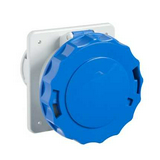 Ipari dugalj beépíthető 2P+E 230V(50+60Hz) kék egyenes 16A IP67 műanyag PratiKa Schneider