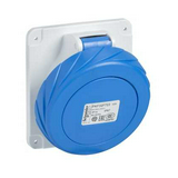 Ipari dugalj beépíthető 2P+E 230V(50+60Hz) kék ferde 32A IP67 műanyag PratiKa Schneider
