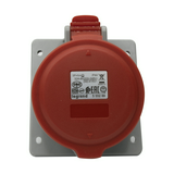 Ipari dugalj beépíthető 3P+N+E 32A 400V(50+60Hz) piros IP44 P17 Tempra PRO Dafbe-324k06 m LEGRAND
