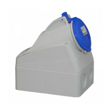 Ipari dugalj falra szerelhető 2P+E 32A 230V(50+60Hz) kék IP44 P17 Tempra PRO Dafr-322k06m LEGRAND