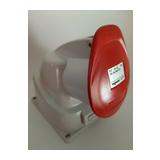 Ipari dugalj falra szerelhető 2P+E 32A 400V(50+60Hz) piros IP44 P17 Tempra Dafr-322k09m LEGRAND