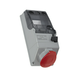 Ipari dugalj falra szerelhető 3P+N+E reteszelt 32A IP44 P17 Tempra Dafrsr-324k06 m LEGRAND