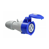 Ipari dugalj lengő 2P+E 16A 200-250V(50+60Hz) kék egyenes IP44 műanyag P17 Tempra LEGRAND