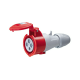 Ipari dugalj lengő 3P+E 16A 380-415V(50+60Hz) piros egyenes IP44 műanyag P17 Tempra LEGRAND