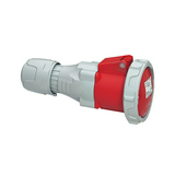 Ipari dugalj lengő 3P+E 63A 380-415V(50+60Hz) piros egyenes IP67 műanyag P17 Tempra LEGRAND