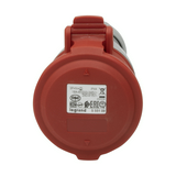 Ipari dugalj lengő 3P+N+E 16A 380-415V(50+60Hz) piros egyenes IP44 műanyag P17 Tempra LEGRAND
