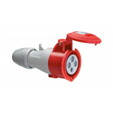 Ipari dugalj lengő 3P+N+E 32A 380-415V(50+60Hz) piros egyenes IP44 műanyag P17 Tempra LEGRAND