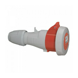 Ipari dugalj lengő 3P+N+E 32A 380-415V(50+60Hz) piros egyenes IP67 műanyag P17 Tempra LEGRAND