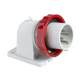 Ipari dugvilla 3P+N+E ráépíthető 32A 400-440V(50+60Hz) piros műanyag ferde PratiKa Schneider