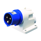 Ipari dugvilla falra szerelhető 2P+E ráépíthető 16A 200-250V(50+60Hz) kék műanyag IEC309HP GEWISS