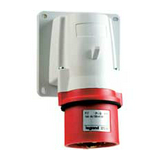 Ipari dugvilla 3P+N+E falonkívüli 16A 400V(50+60Hz) piros műanyag P17 Tempra Dfr-164k06m LEGRAND