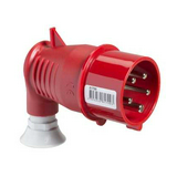 Ipari dugvilla lengő 5P 32A 400V(50+60Hz) piros IP44 műanyag csavaros PratiKa Schneider