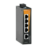 Ipari switch 1Gbps 24VDC DIN sín Ethernet 5x10/100Mbps RJ45 port IP30 IE-SW-BL05-5TX Weidmüller