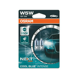 Jármű lámpa segéd (2db) W5W halogén 12V 5.5W/ W2.1x9.5d kékes Cool Blue Intense OSRAM