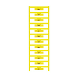 Jelölőtábla ív 48db 33,5x8mm sárga