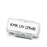 Jelölőtartó vezetékérhez műanyag 8mm x 29mm x KMK UV (29X8) PHOENIX CONTACT