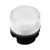 Jelzőlámpa fej darukapcsolóhoz kerek víztiszta magas 1-lámpa fekete IP65 Harmony XAC Schneider