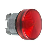 Jelzőlámpa fej LED-hez kerek piros magas 1-lámpa króm fém-előlapgyűrű IP66 Harmony XB4 Schneider