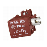 Jelzőlámpa foglalat ellenállással 6-130V/AC 6-130V/DC BA9s előlapra-rögzítés VA Elektronika
