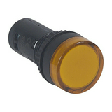 Jelzőlámpa kompakt műa. d22 1x BA9s sárga 195.5-264.5V AC kerek lapos Osmoz L22 LEGRAND