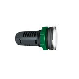 Jelzőlámpa kompakt műa. d22 1x LED fehér 110-120V AC/DC kerek lapos Harmony XB5 Schneider