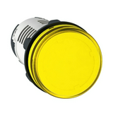 Jelzőlámpa kompakt műa. d22 1x LED sárga 24V AC/DC kerek lapos csavaros Harmony XB7 Schneider