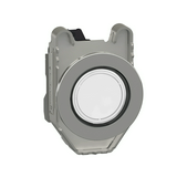 Jelzőlámpa komplett fém d30 1x LED fehér 110-120V AC kerek lapos Harmony XB4 Schneider