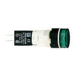 Jelzőlámpa komplett műa. d16 1x LED piros 12-24V AC/DC kerek lapos Harmony XB6 Schneider